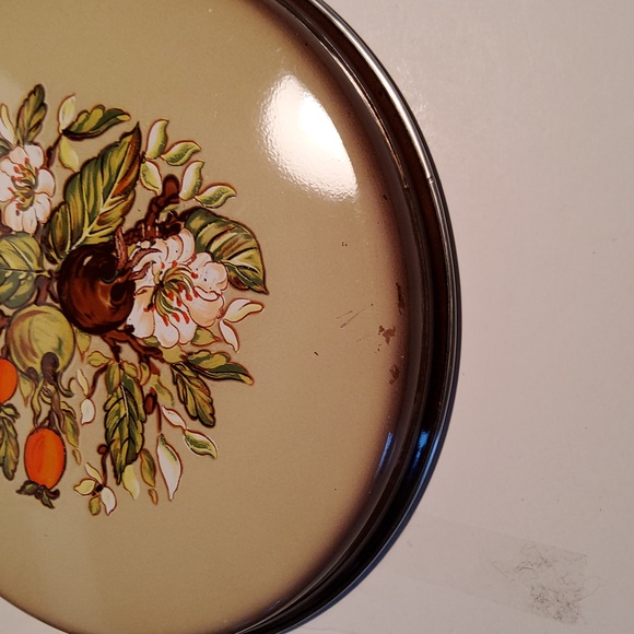 Vintage USA Goodwood style Spice of life enamel burner covers. - Picture 5 of 12